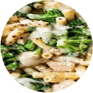 Chicken Broccoli Ziti Alfredo